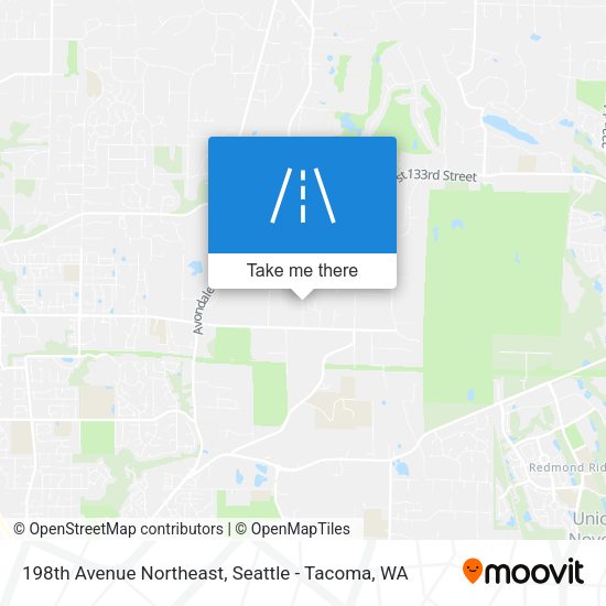 198th Avenue Northeast map