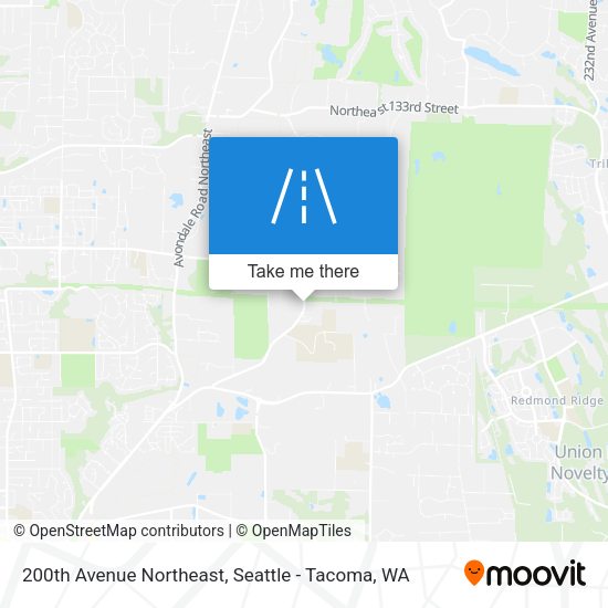 Mapa de 200th Avenue Northeast