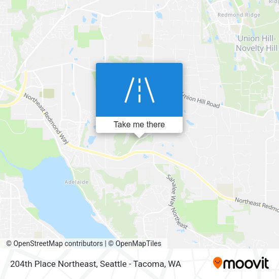 Mapa de 204th Place Northeast