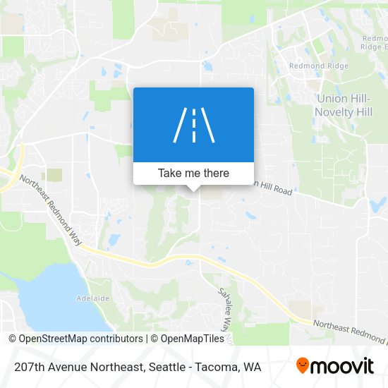 Mapa de 207th Avenue Northeast