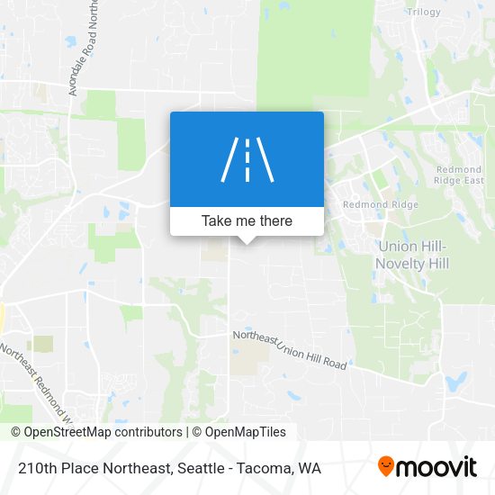 Mapa de 210th Place Northeast
