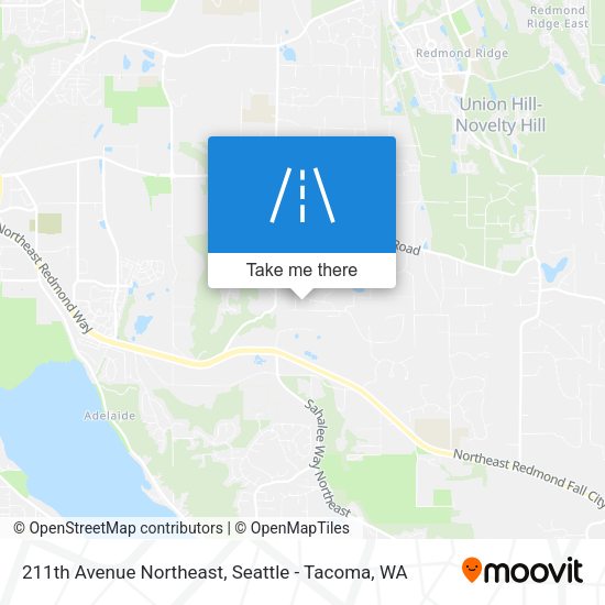Mapa de 211th Avenue Northeast