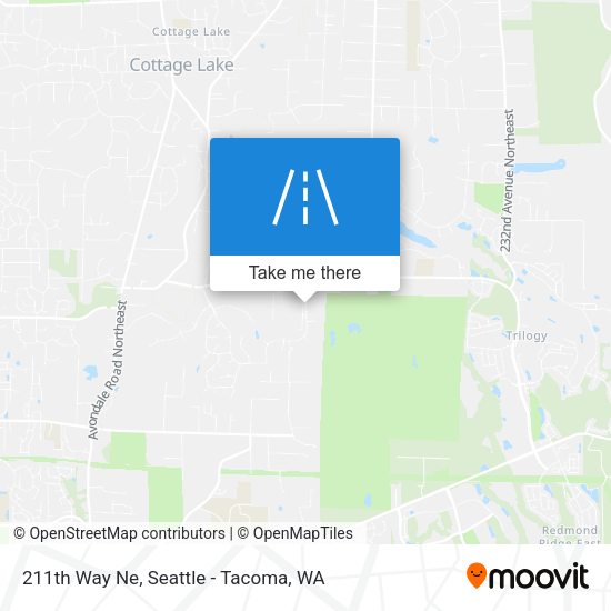 211th Way Ne map