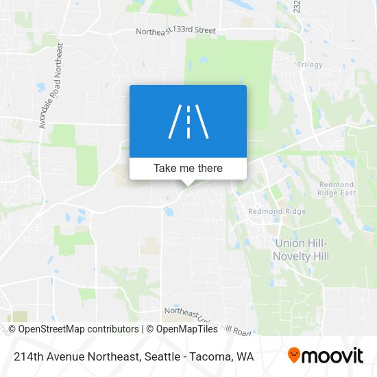 214th Avenue Northeast map
