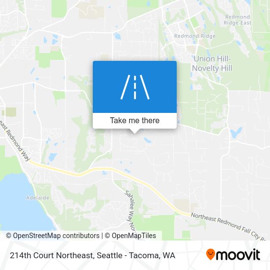 Mapa de 214th Court Northeast