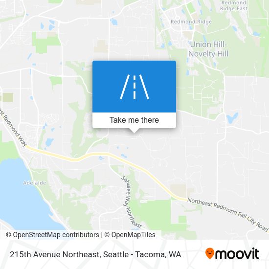 Mapa de 215th Avenue Northeast