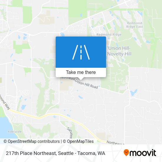 Mapa de 217th Place Northeast