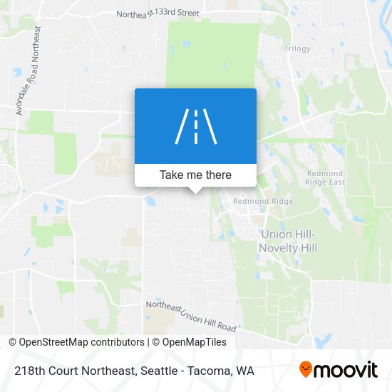 Mapa de 218th Court Northeast