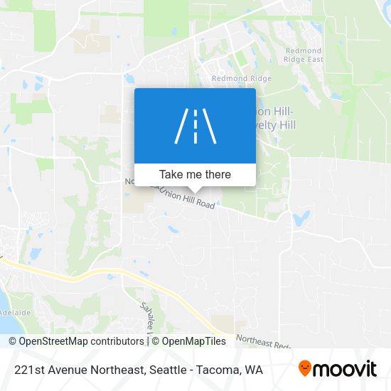 Mapa de 221st Avenue Northeast