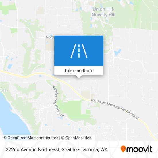 Mapa de 222nd Avenue Northeast