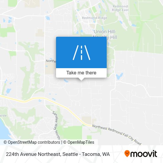 224th Avenue Northeast map