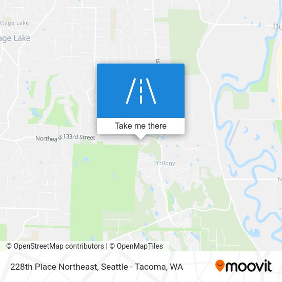 Mapa de 228th Place Northeast