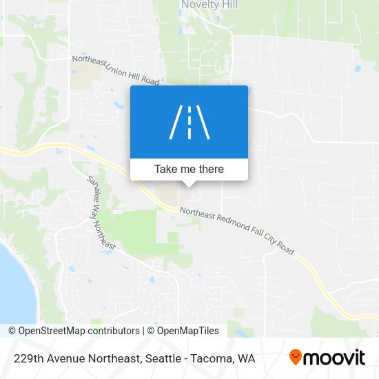 Mapa de 229th Avenue Northeast