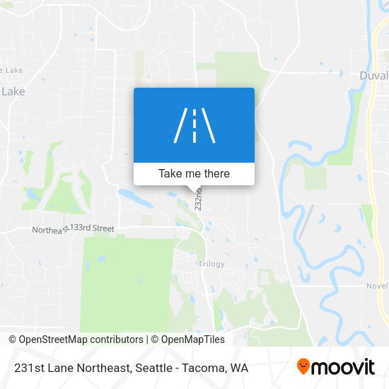 Mapa de 231st Lane Northeast