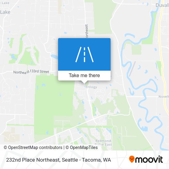 Mapa de 232nd Place Northeast