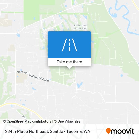 Mapa de 234th Place Northeast