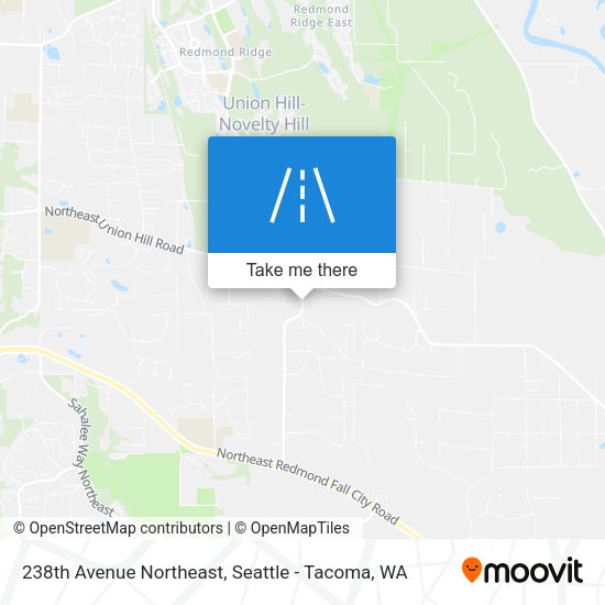 238th Avenue Northeast map