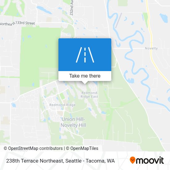 Mapa de 238th Terrace Northeast