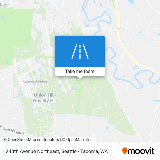 248th Avenue Northeast map