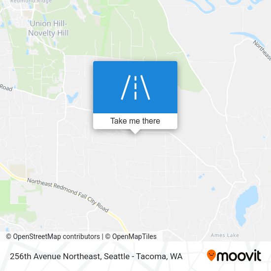 256th Avenue Northeast map