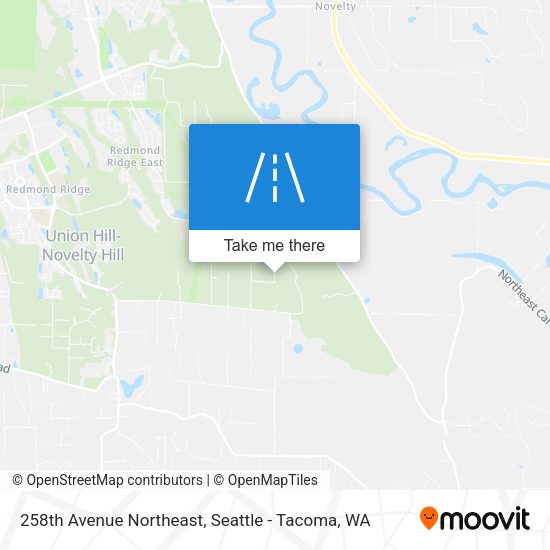 Mapa de 258th Avenue Northeast