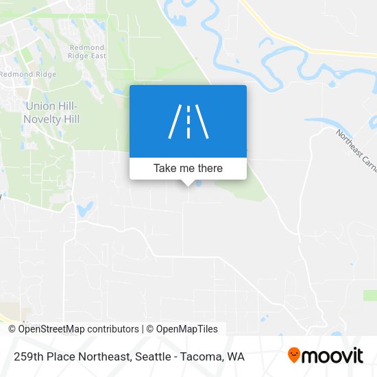 Mapa de 259th Place Northeast