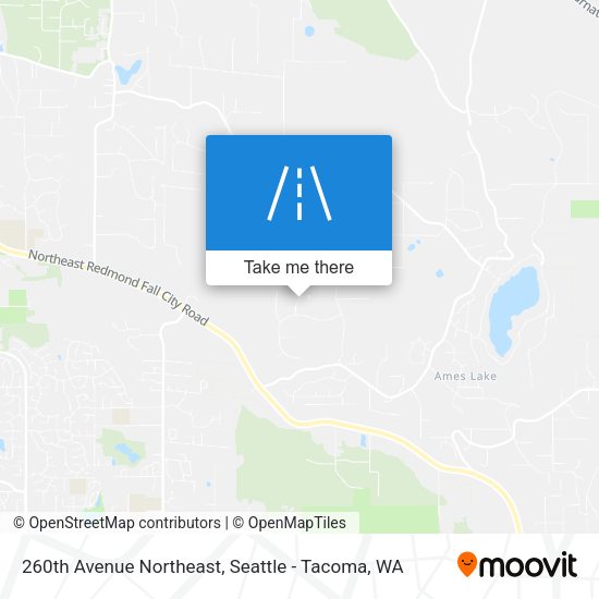 260th Avenue Northeast map
