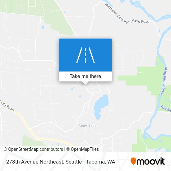 278th Avenue Northeast map