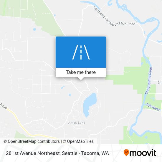 281st Avenue Northeast map