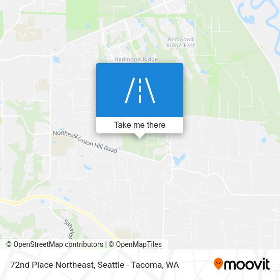 Mapa de 72nd Place Northeast