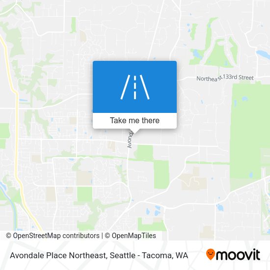 Avondale Place Northeast map