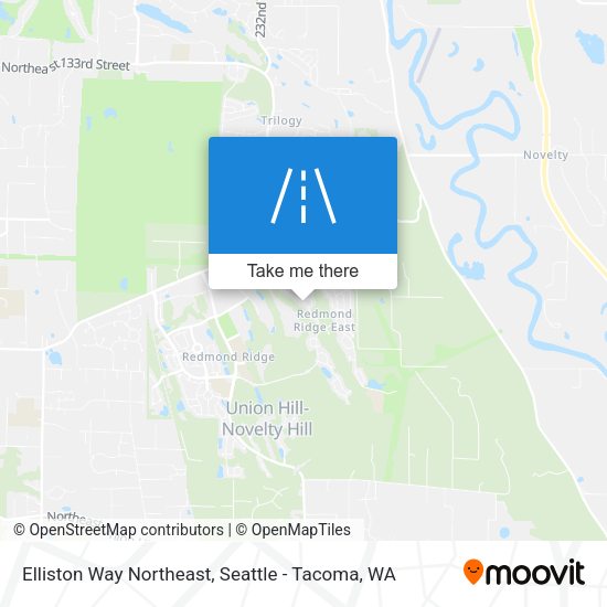 Elliston Way Northeast map