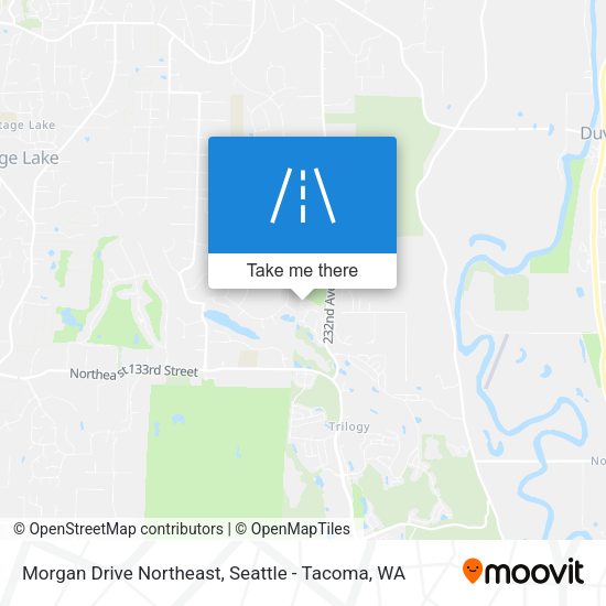 Morgan Drive Northeast map