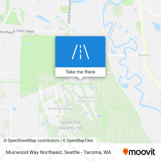 Muirwood Way Northeast map