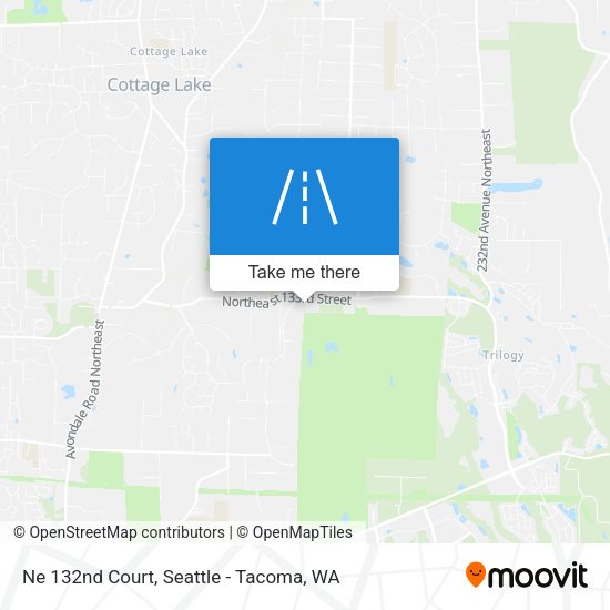 Mapa de Ne 132nd Court