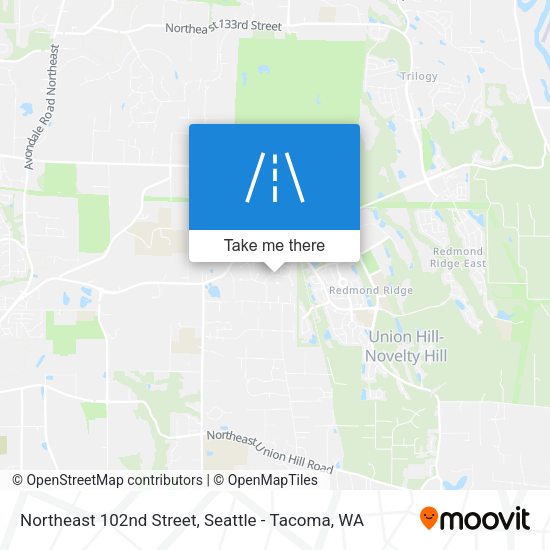 Mapa de Northeast 102nd Street