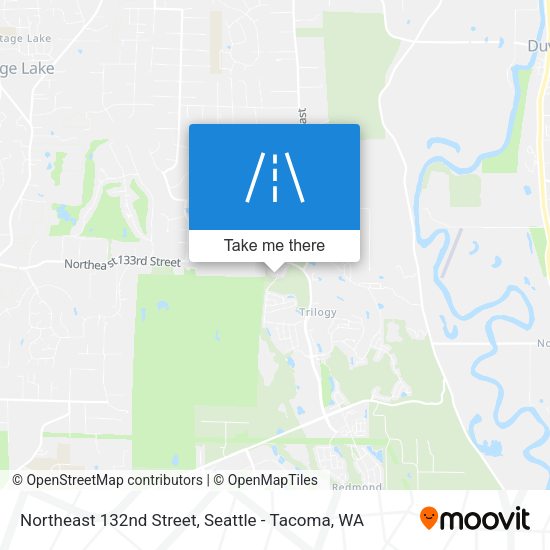 Mapa de Northeast 132nd Street