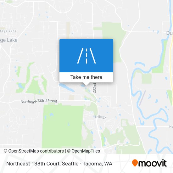Northeast 138th Court map