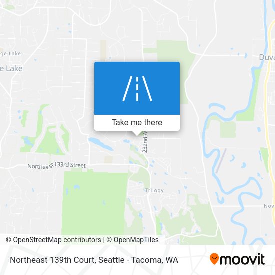 Northeast 139th Court map