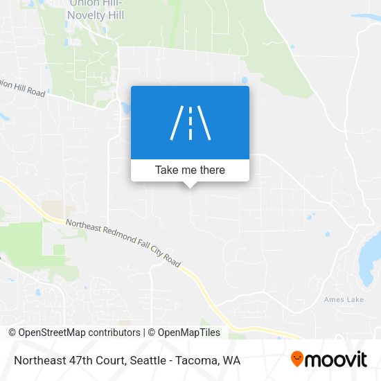 Northeast 47th Court map