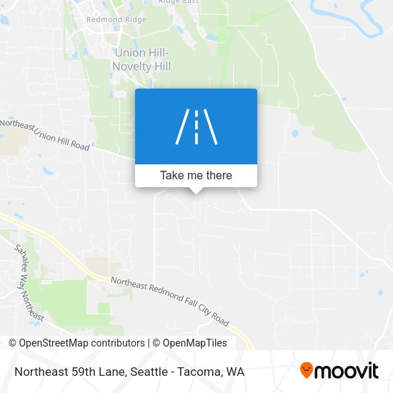 Northeast 59th Lane map