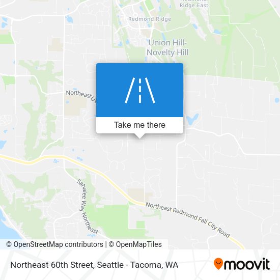 Northeast 60th Street map