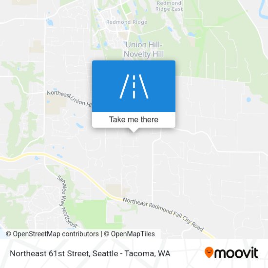 Northeast 61st Street map