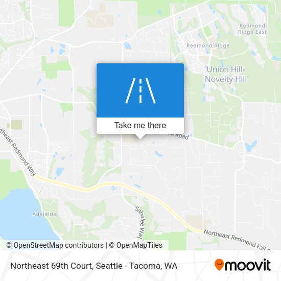 Northeast 69th Court map
