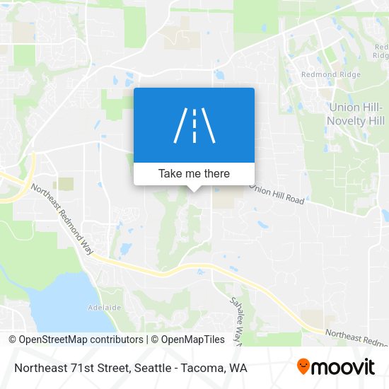 Northeast 71st Street map