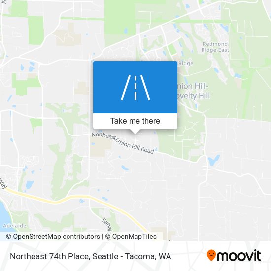 Mapa de Northeast 74th Place