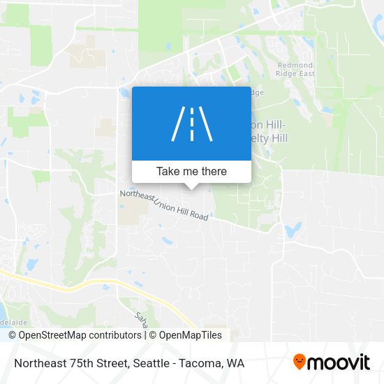 Northeast 75th Street map