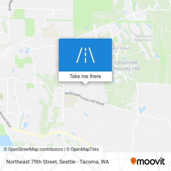 Northeast 79th Street map