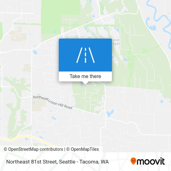 Northeast 81st Street map
