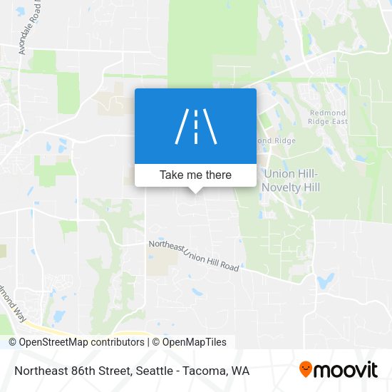 Mapa de Northeast 86th Street
